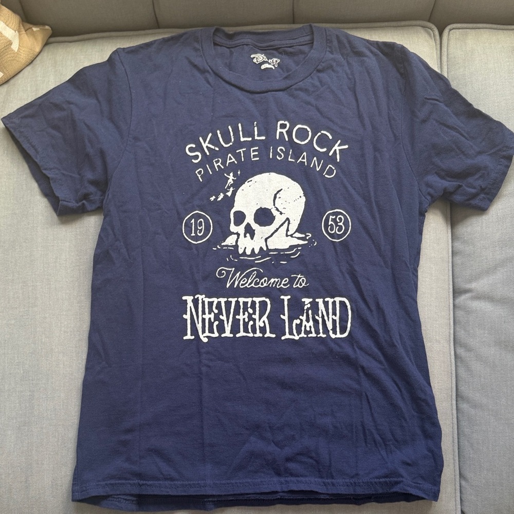 Disney Neverland Skull Rock Navy T-Shirt